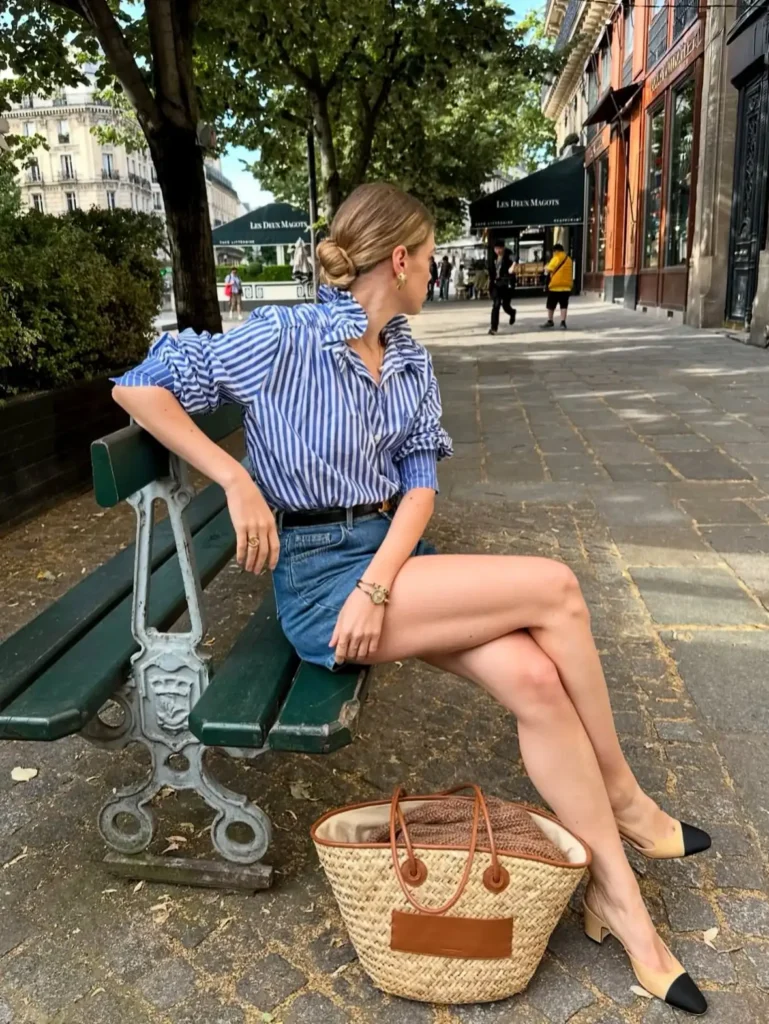 The Ruffle Collar Shirt That Dresses Up Denim