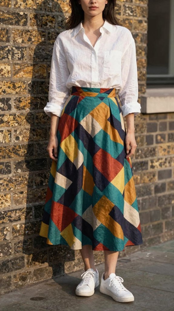 bold skirts minimalist essentials