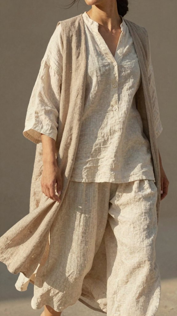 breathable stylish summer linen