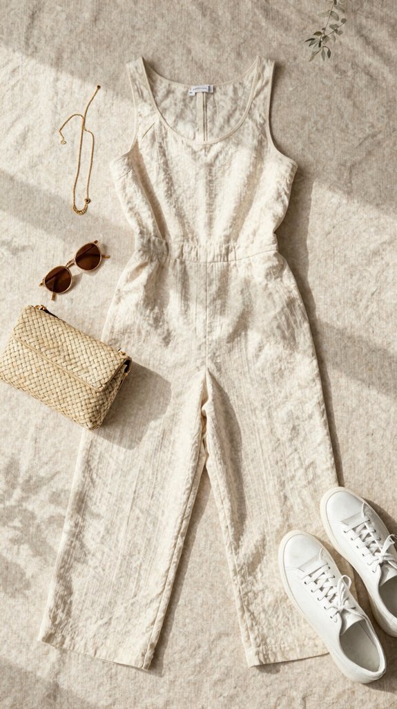 effortless brunch jumpsuit elegance