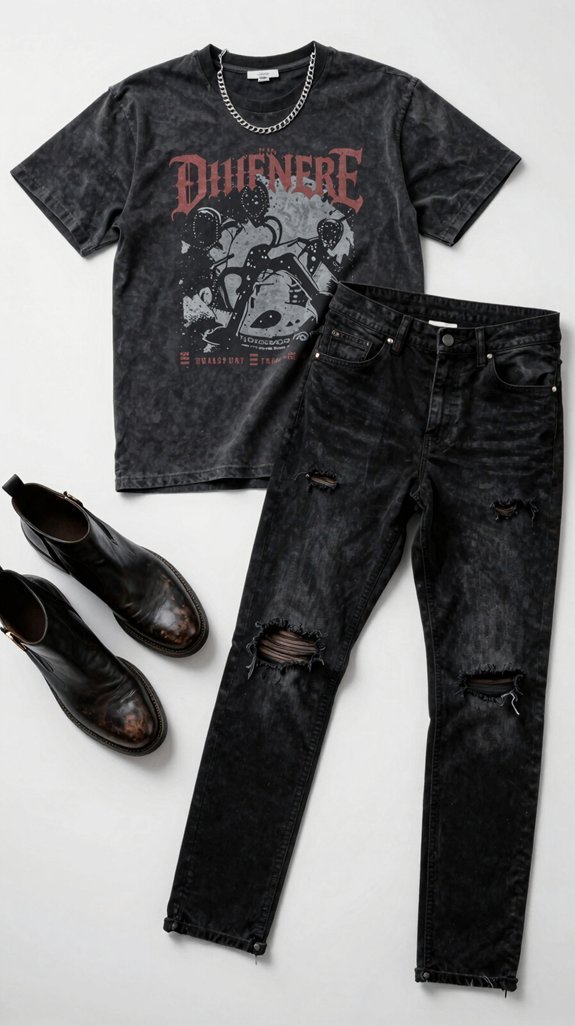 effortless rock concert style