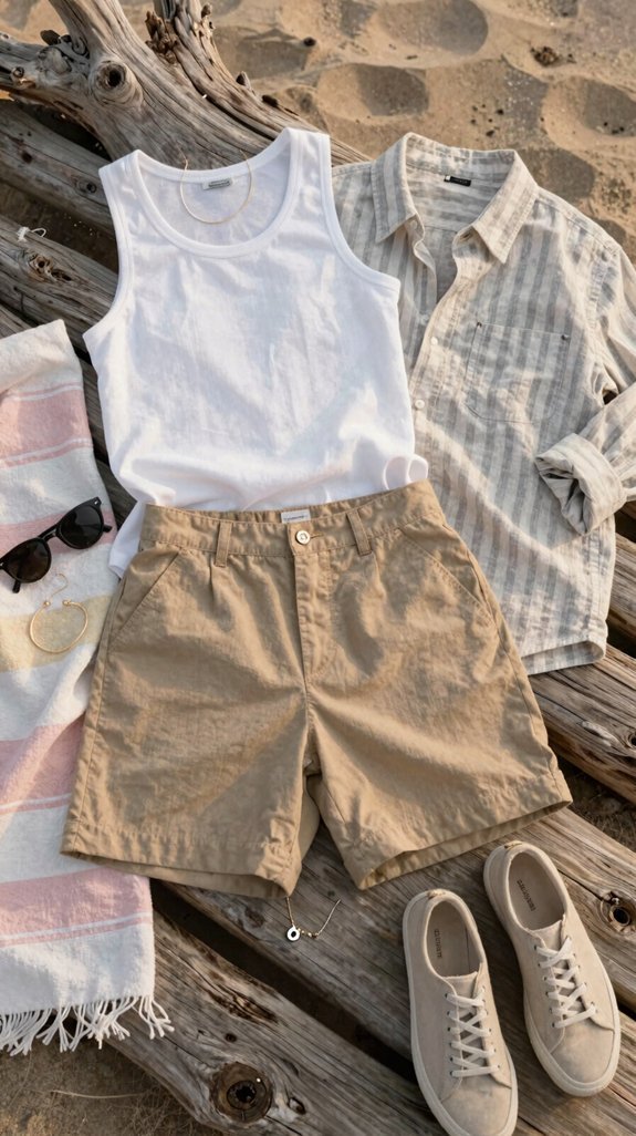 effortless summer vacation outfits