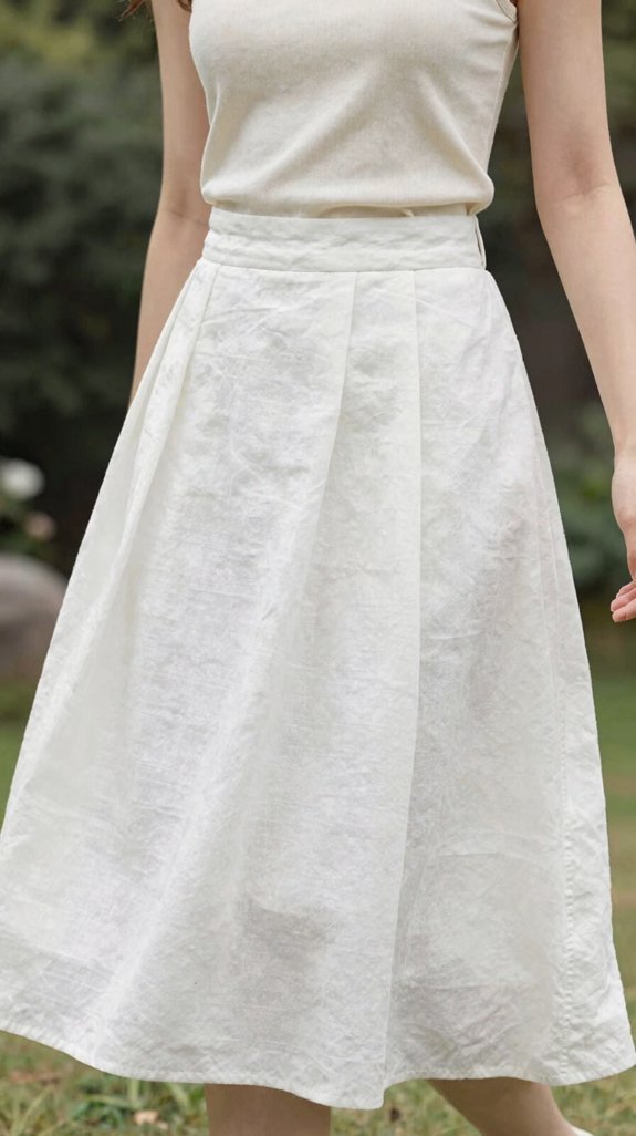 elegant pleated skirt outfit