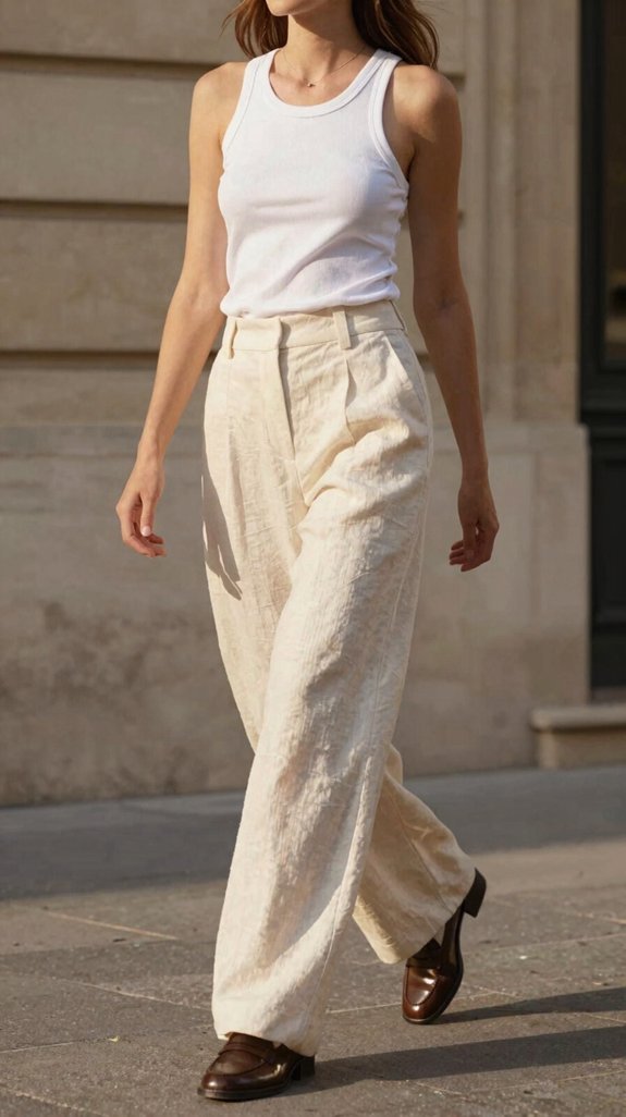 elegant proportioned outfit combination