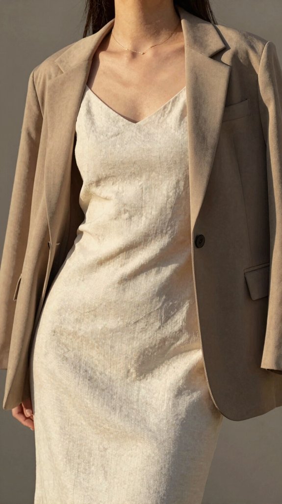 elegant summer layering style