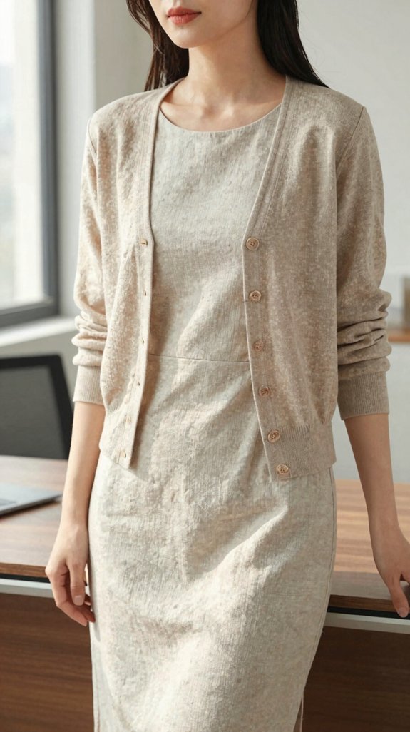 layered summer office style