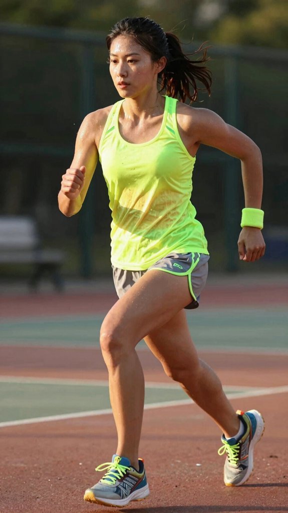 performance boosting athletic outfit