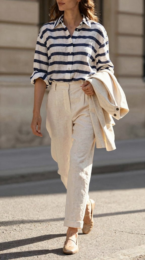 timeless elegance with stripes