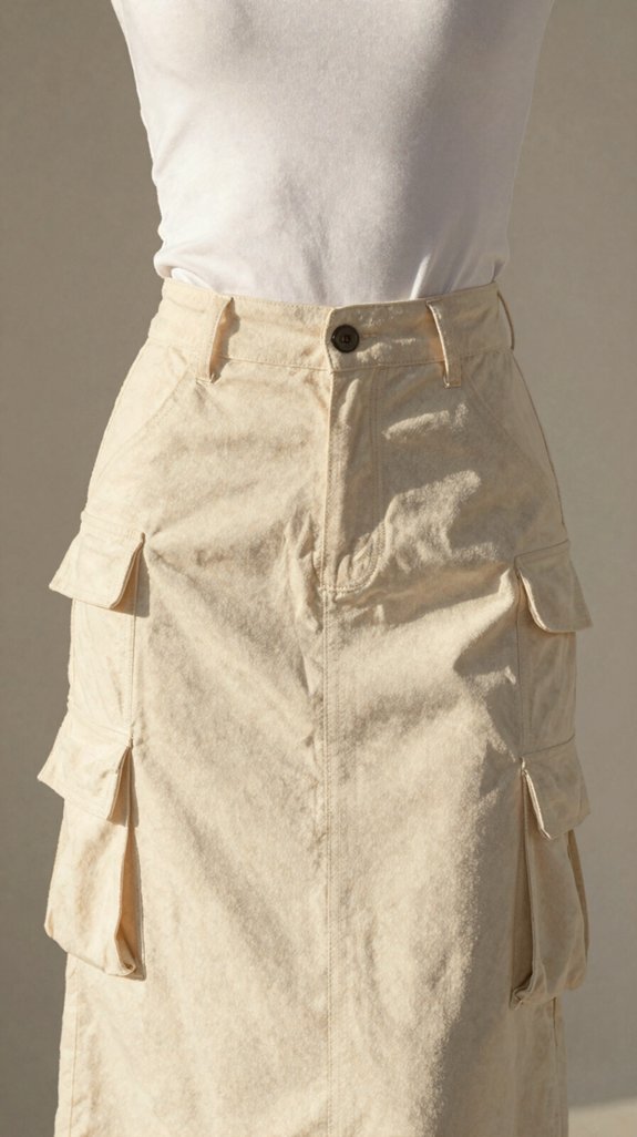 utilitarian summer outfit pairing