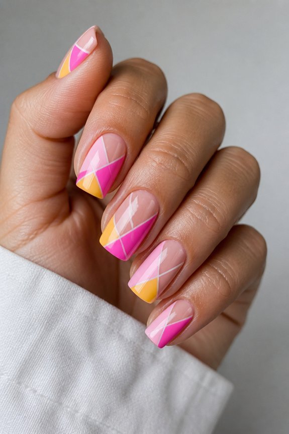 geometric nail art techniques