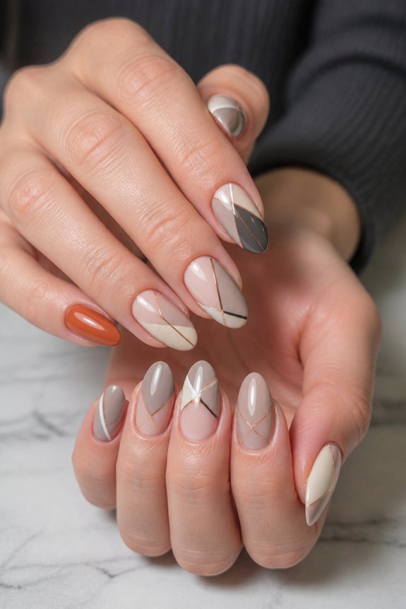geometric nail design techniques