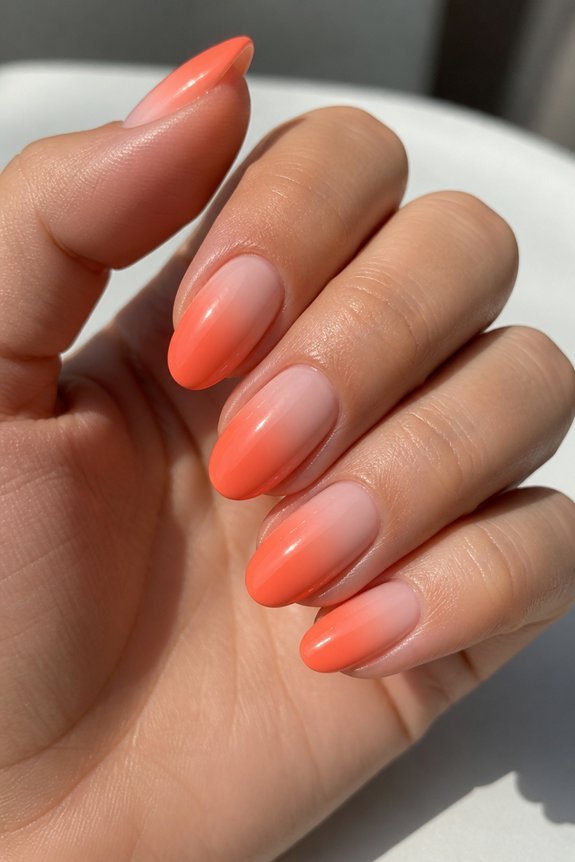 gradient nail art technique
