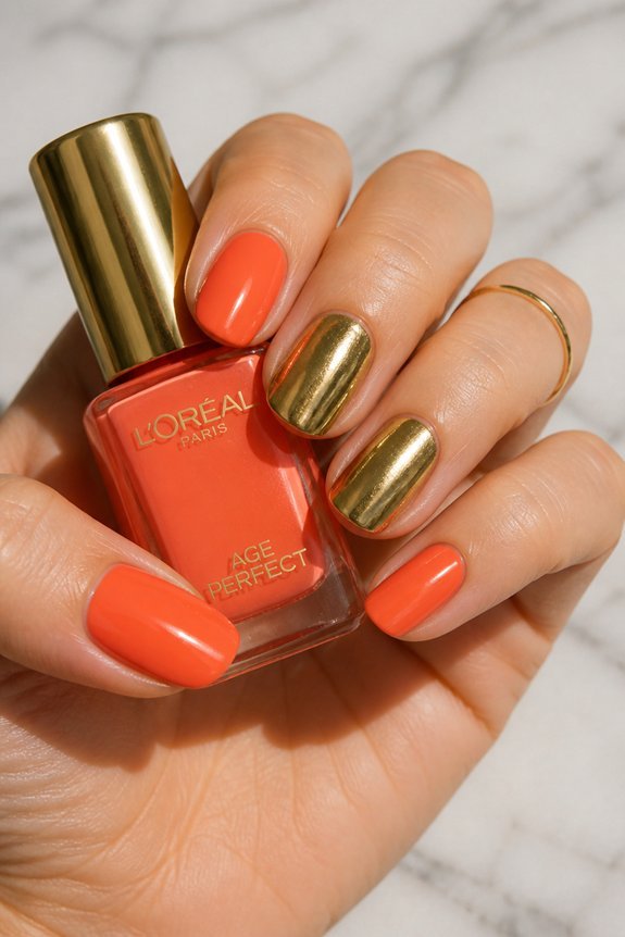 metallic gold vivid base