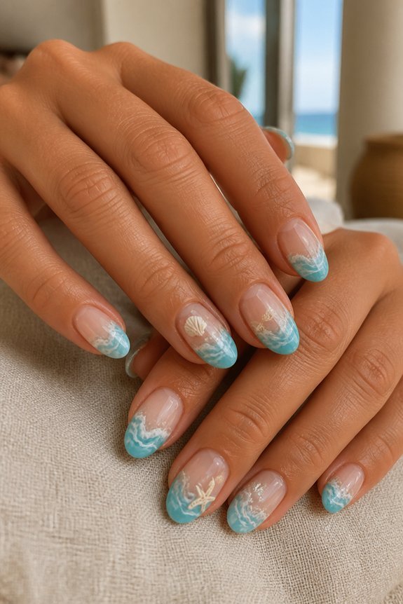ocean inspired nail art techniques