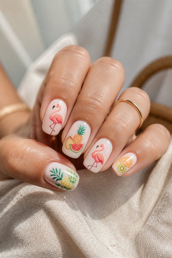 playful summer nail designs