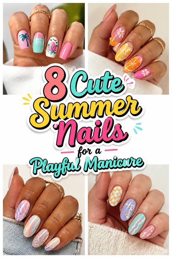 playful summer nail designs