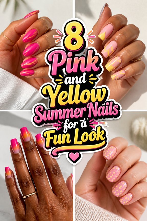 vibrant summer nail designs