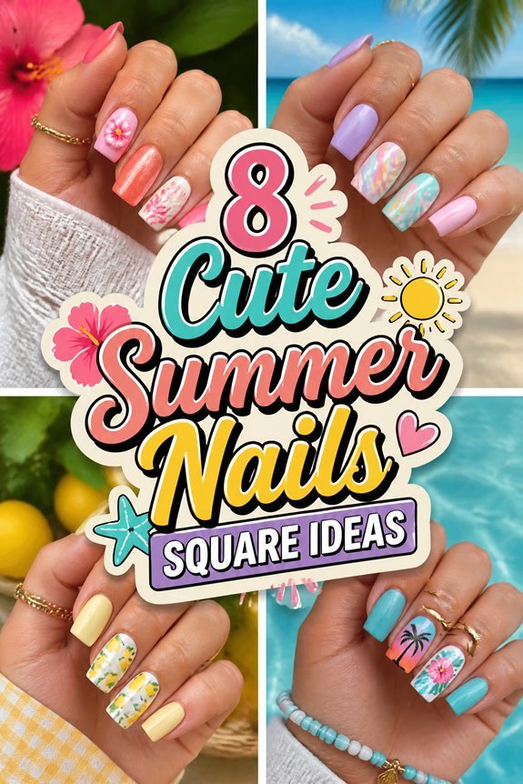 adorable summer nail designs