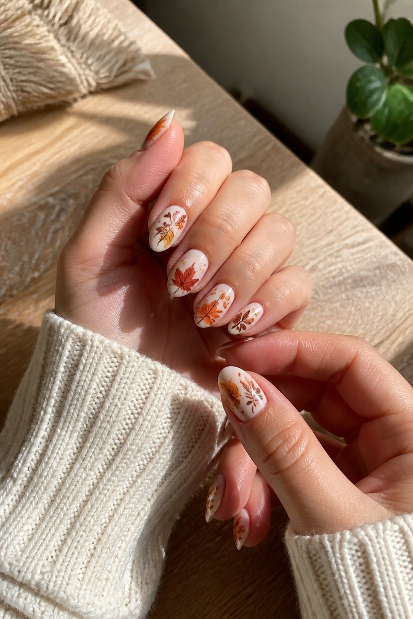 beginner friendly fall nail art