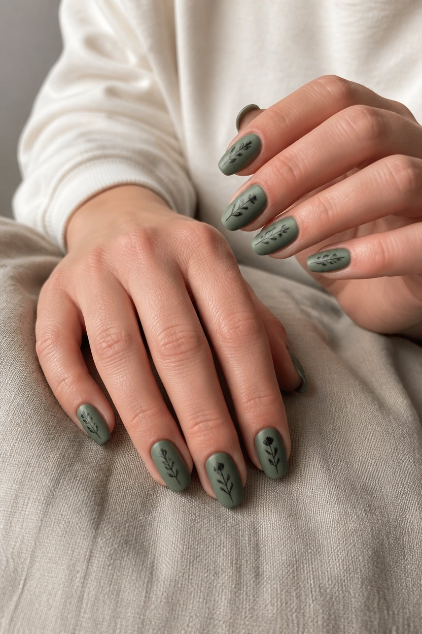 botanical sophistication in nails
