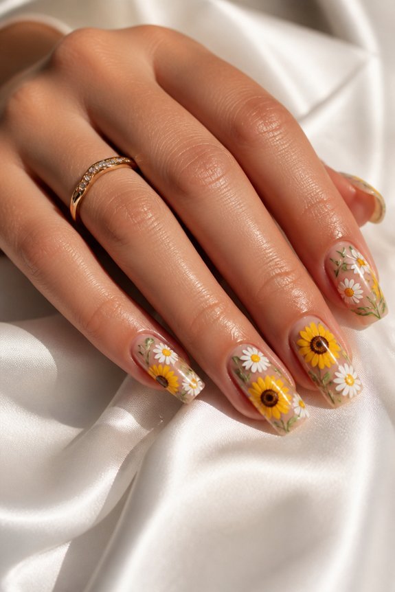 botanical summer nail art