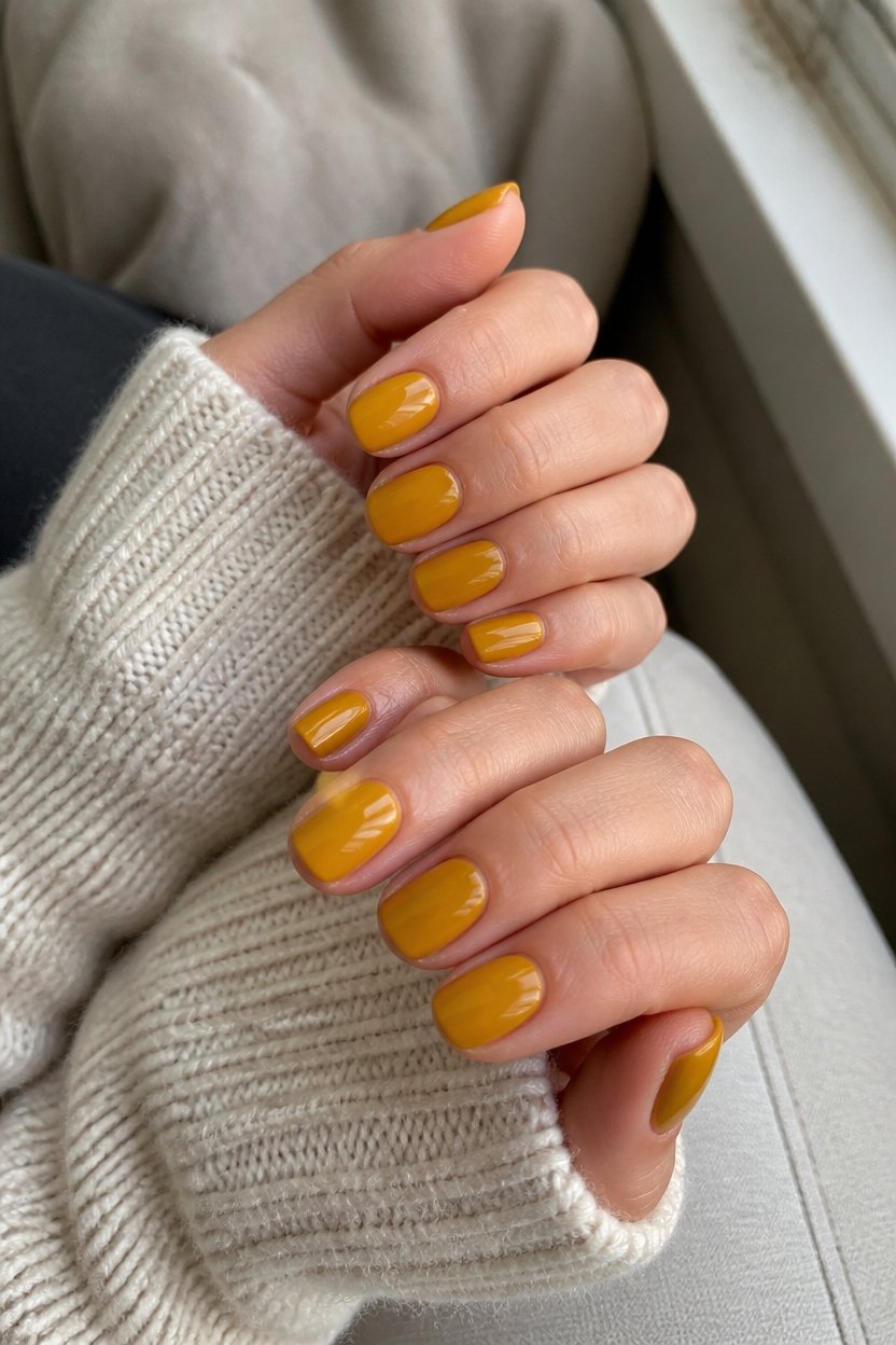 bright warm autumn hues