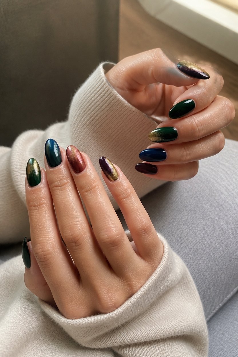 cool jewel tone autumn designs