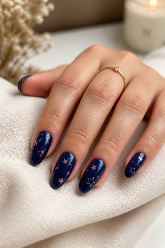 cosmic elegance summer manicure