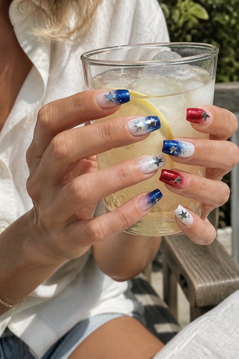 dazzling patriotic nail designs