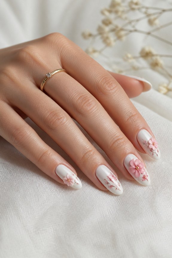 delicate pink floral elegance