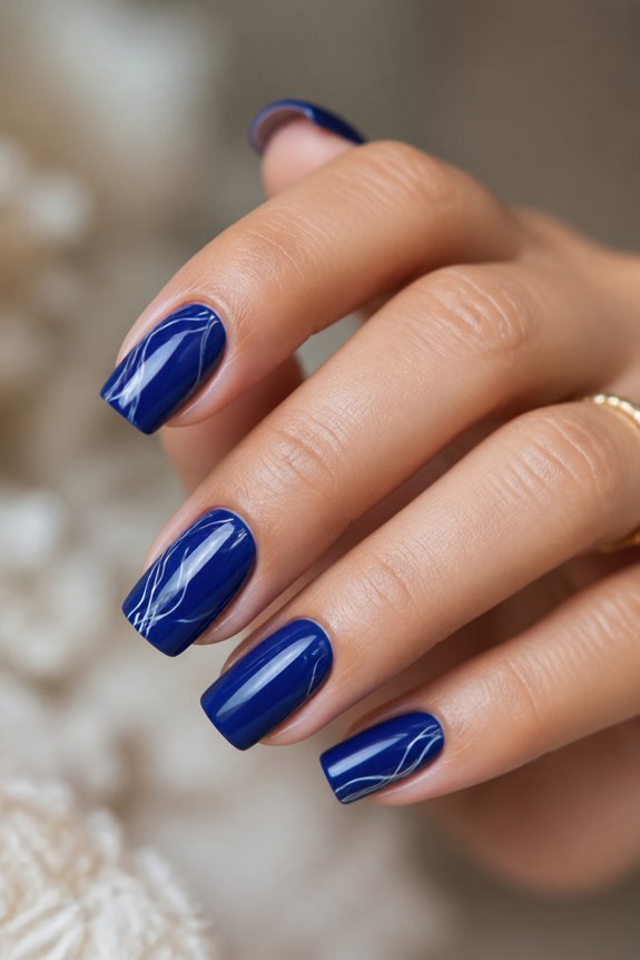 elegant blue and white designs
