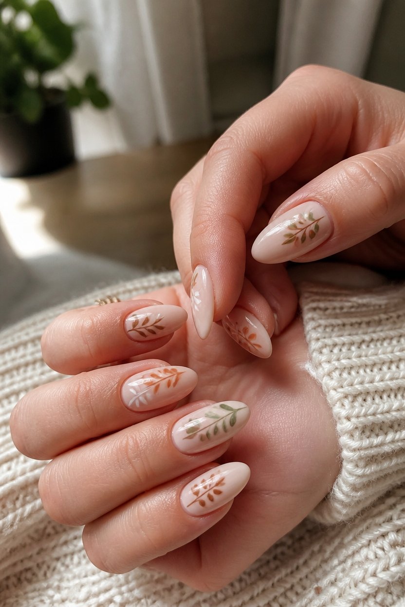 elegant minimalist leaf designs