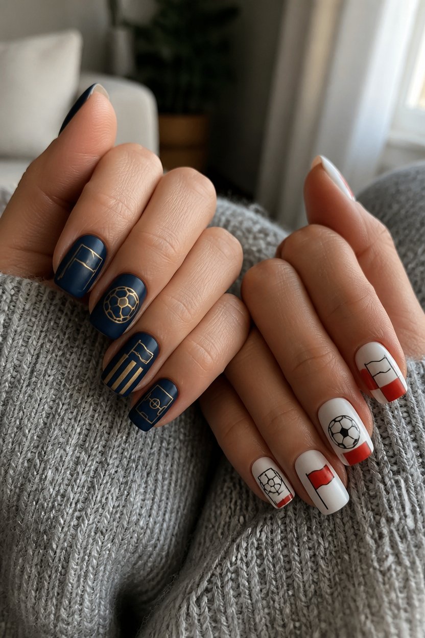 elegant minimalist team nails