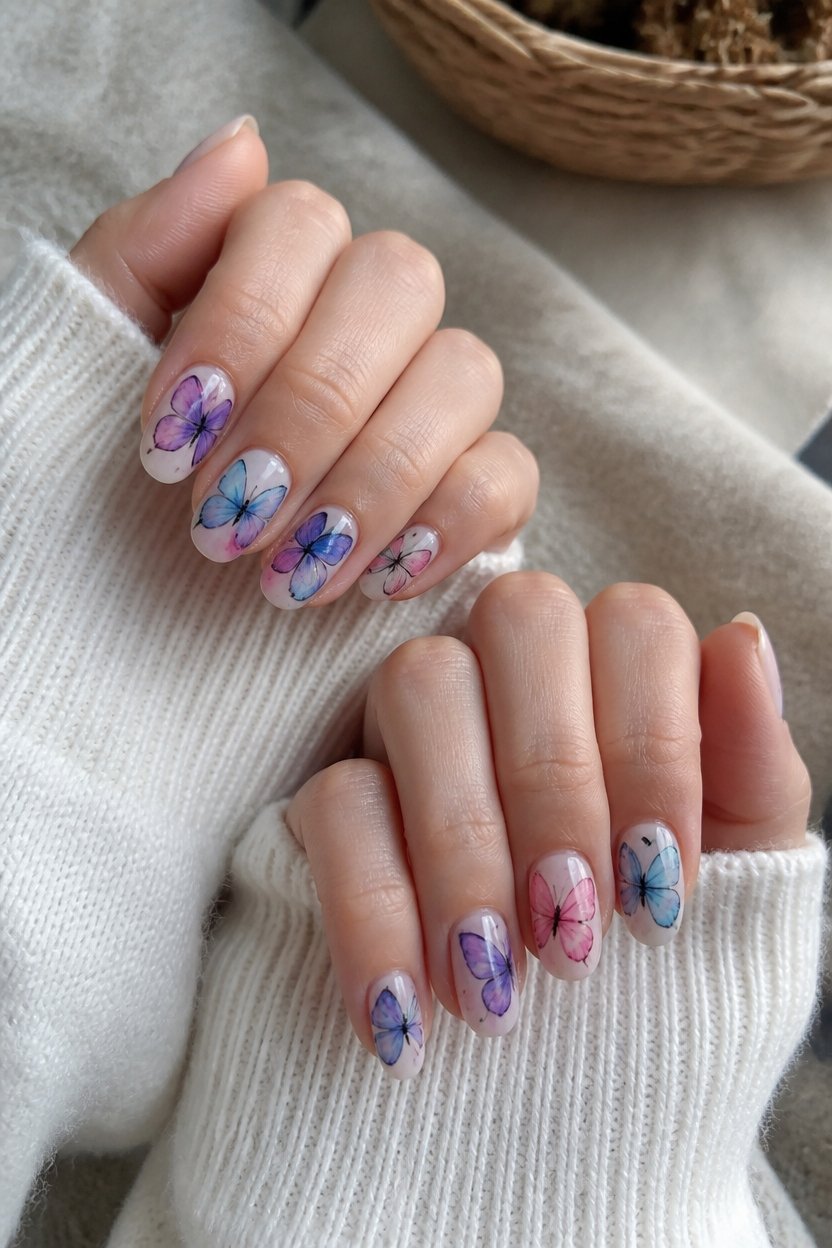 ethereal watercolor butterfly designs