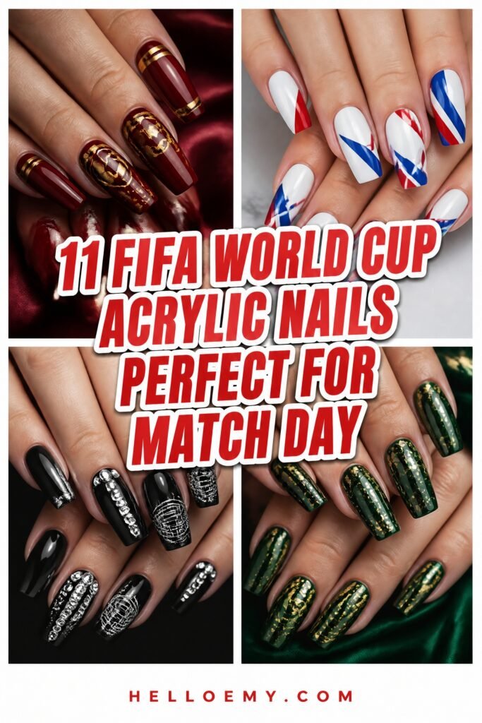 fifa world cup nail art