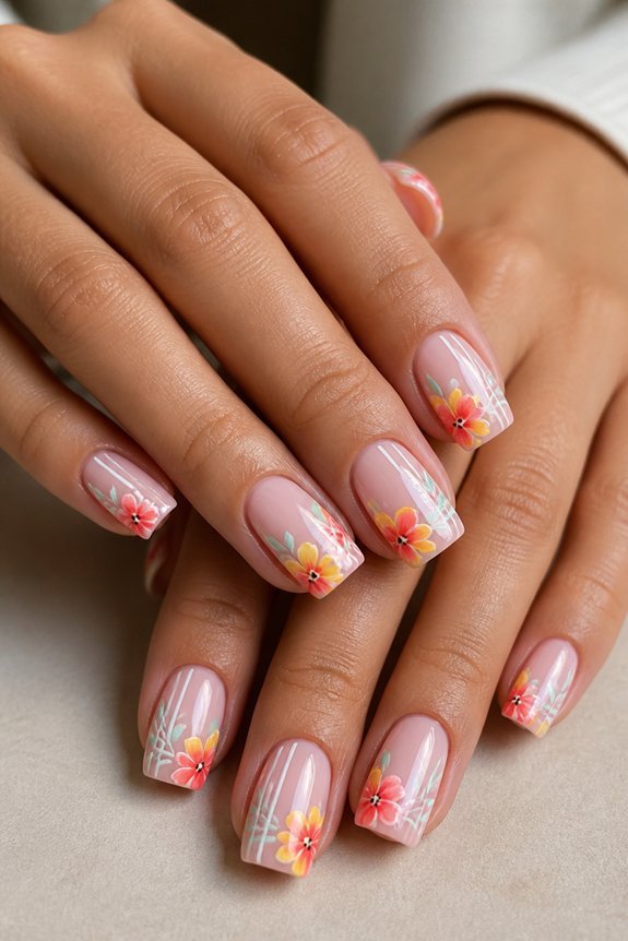 floral stripes perfect summer