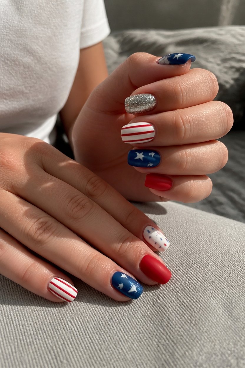 glossy versus matte nails
