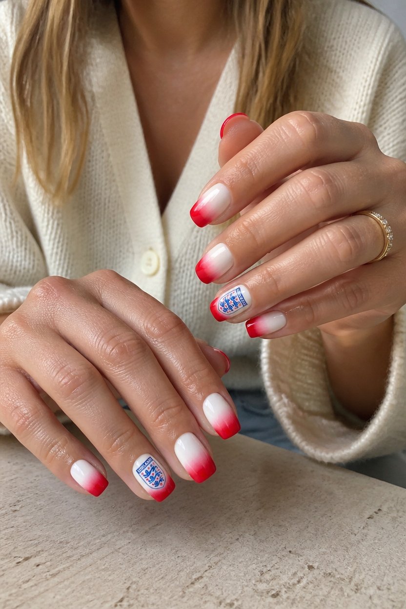 gradient white to red