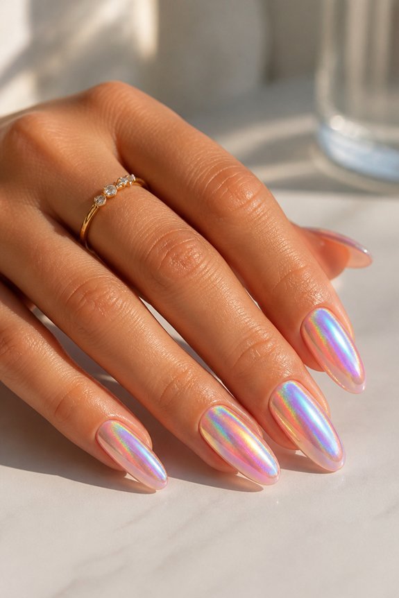 holographic summer nail artistry