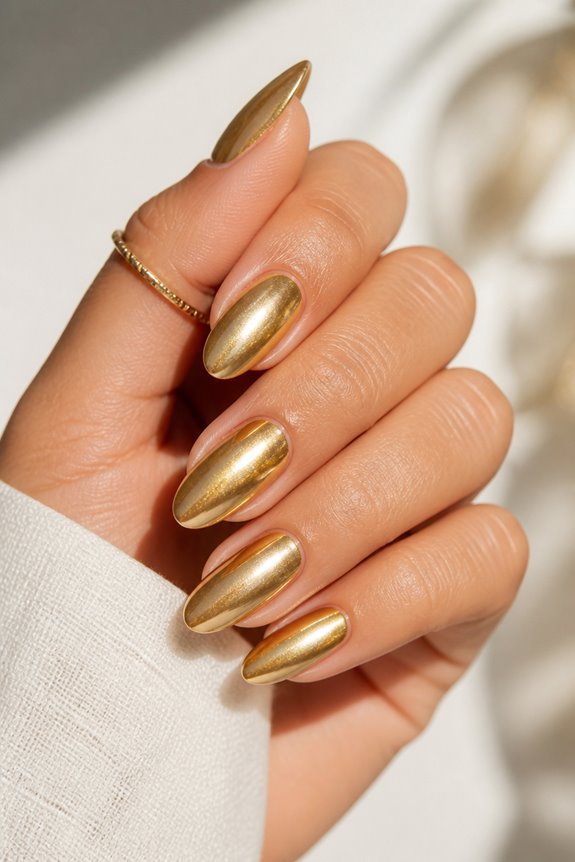 metallic nail art techniques