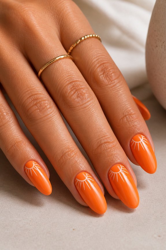 metallic nails with elegance