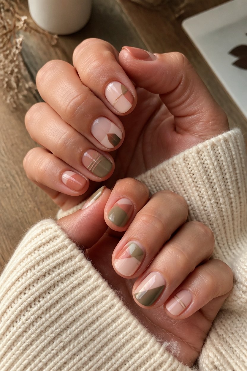 minimalist fall nail designs