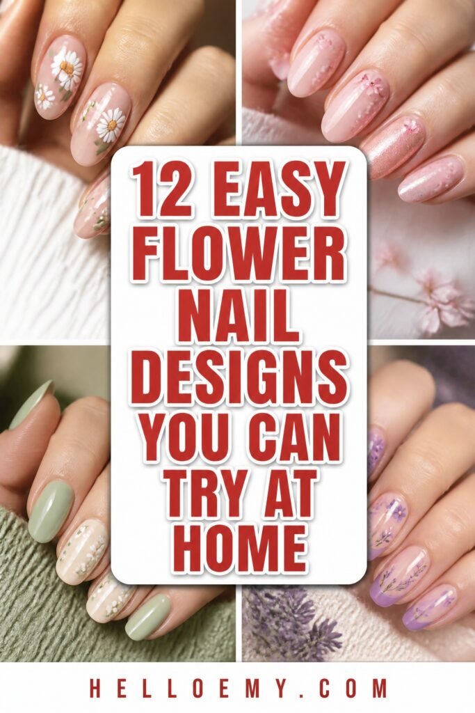 nail art flower designs
