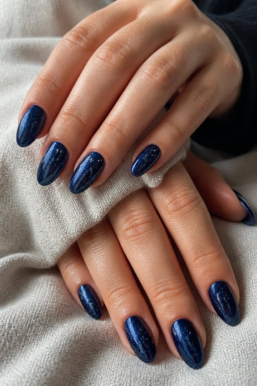 navy metallic elegance design