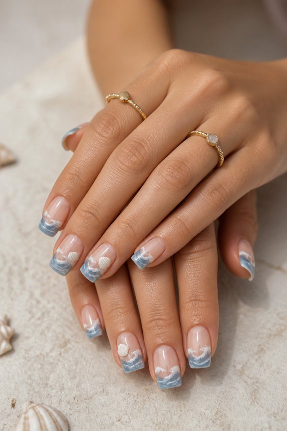 ocean inspired nail designs