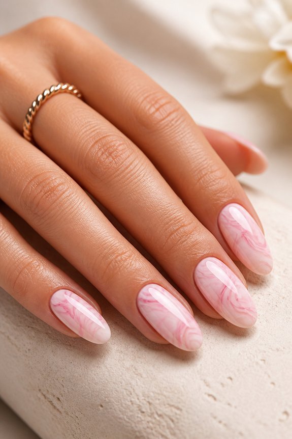 organic fluidity in marbling