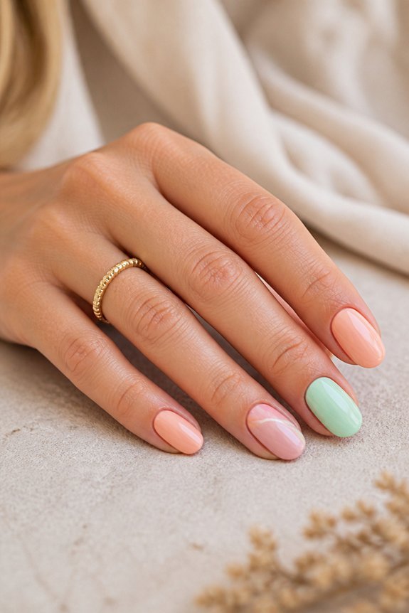 pastel summer nail elegance