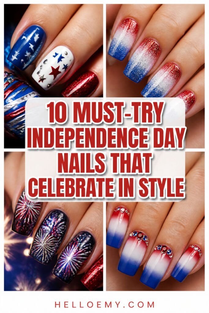 patriotic nail art designs