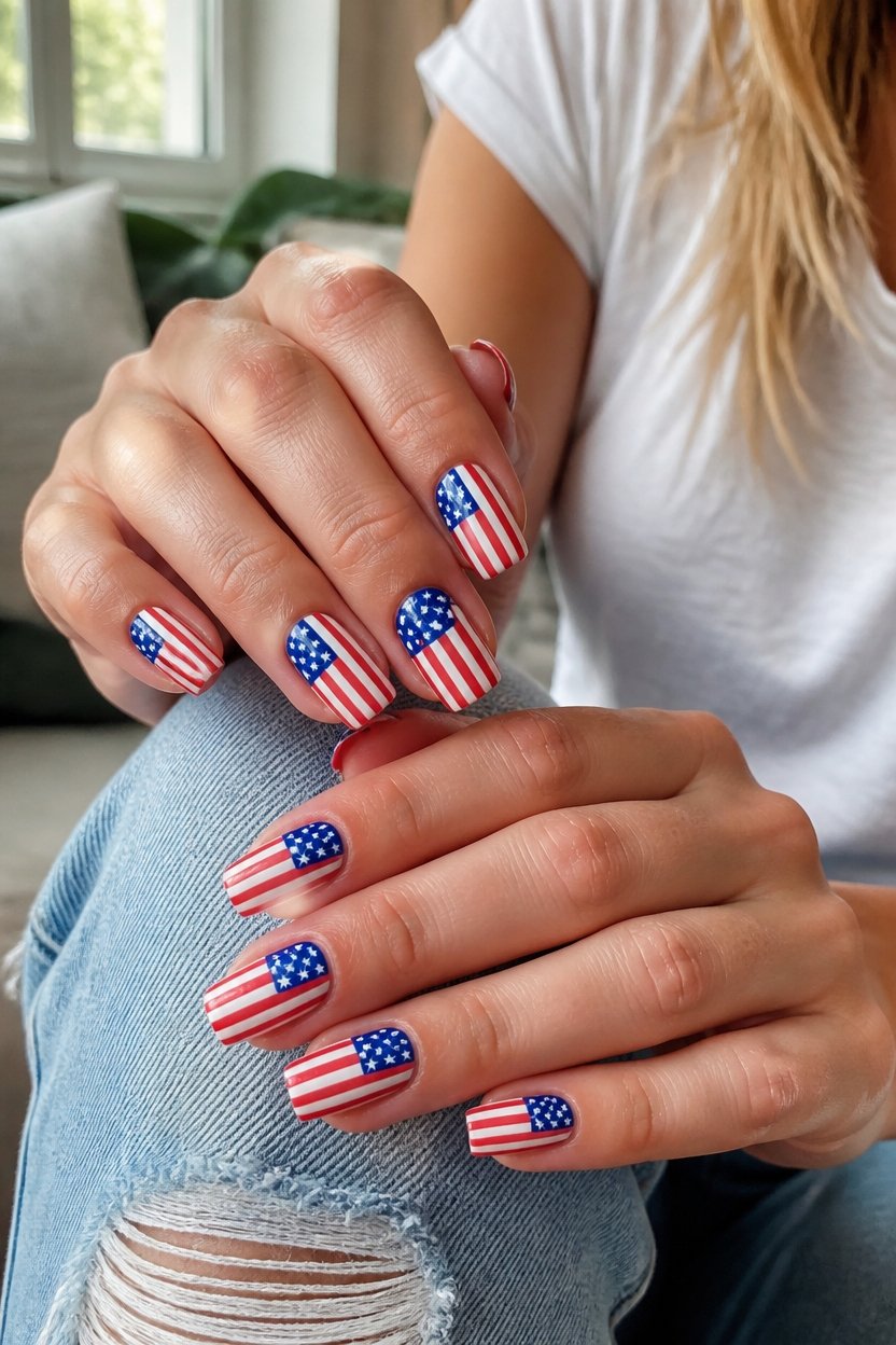 precision american flag nail