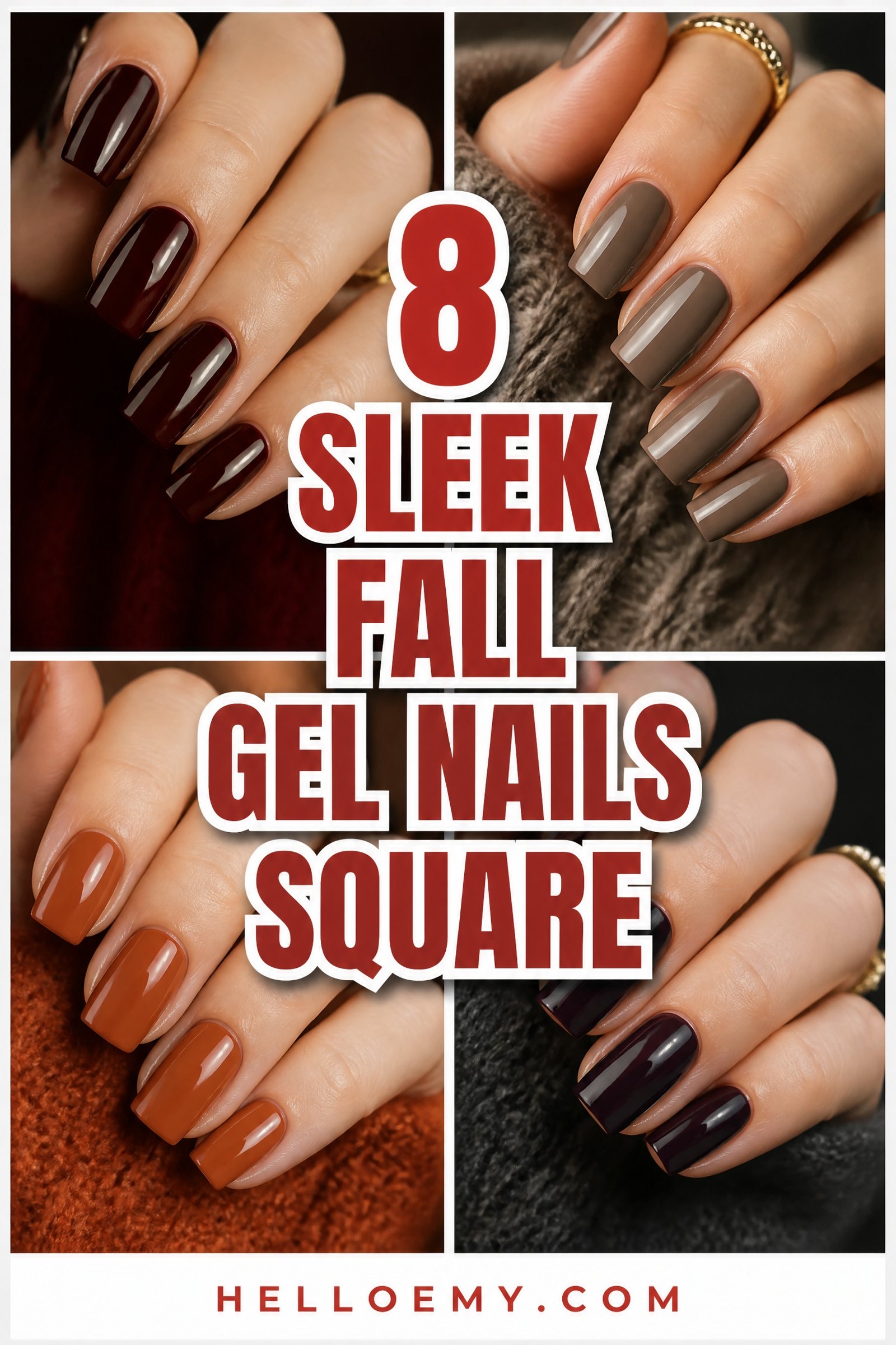 sleek square gel nails